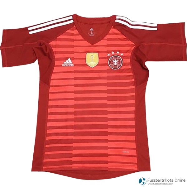 Deutschland Trikot Torwart 2018 Rote Fussballtrikots Günstig